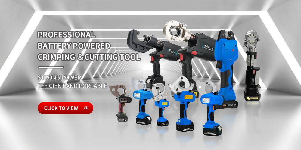Battery Powered Crimping ＆Cutting Tool banner3