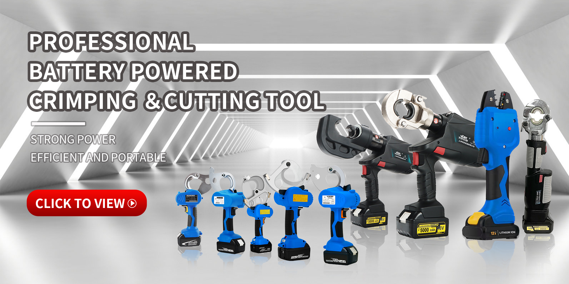 Battery Powered Crimping ＆Cutting Tool banner